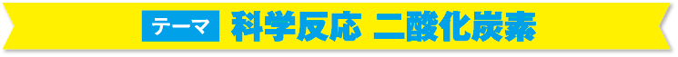 テーマ 化学反応　二酸化炭素