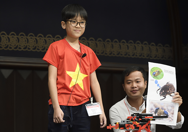 ベトナム・Human Academy robot school in Vietnam NGUYEN KHOA DANG君（小5） ロボットタイトル『The Beetle （ザ・ビートル）』画像