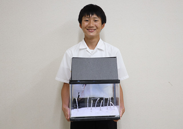 福岡県 中間教室/中学3年生（14歳）山本 蒼也（やまもと そうや）さん